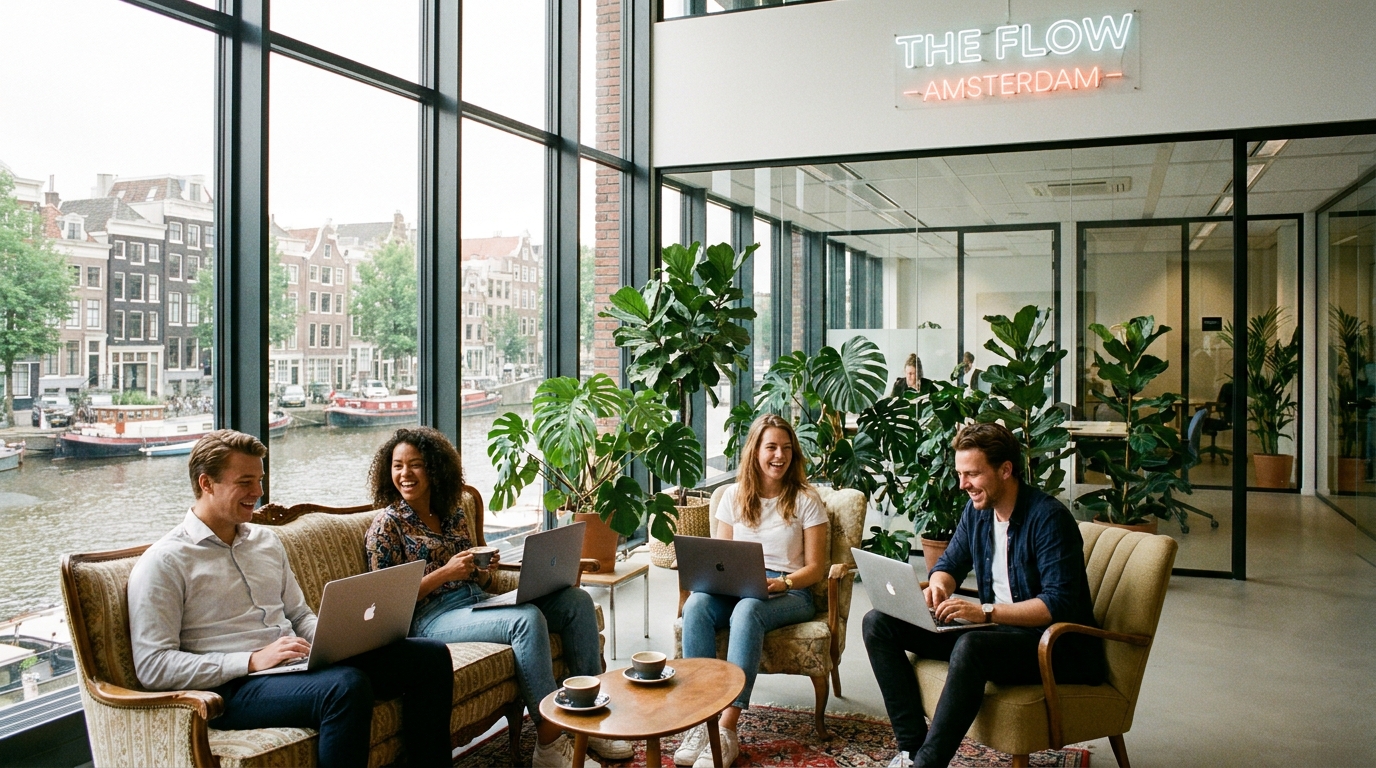 amsterdam business hubs boost startup productivity