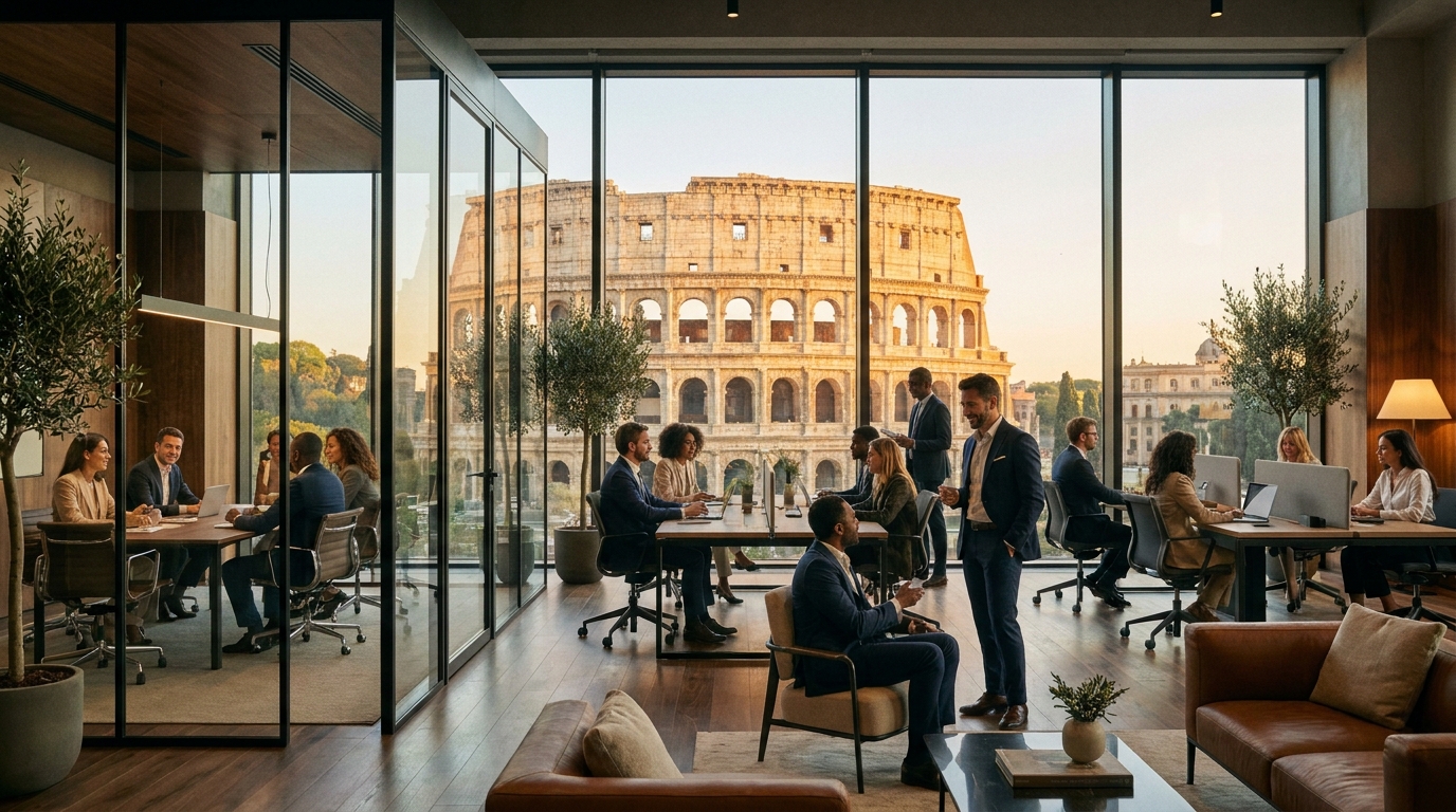 italian capital flex spaces ignite brand scale